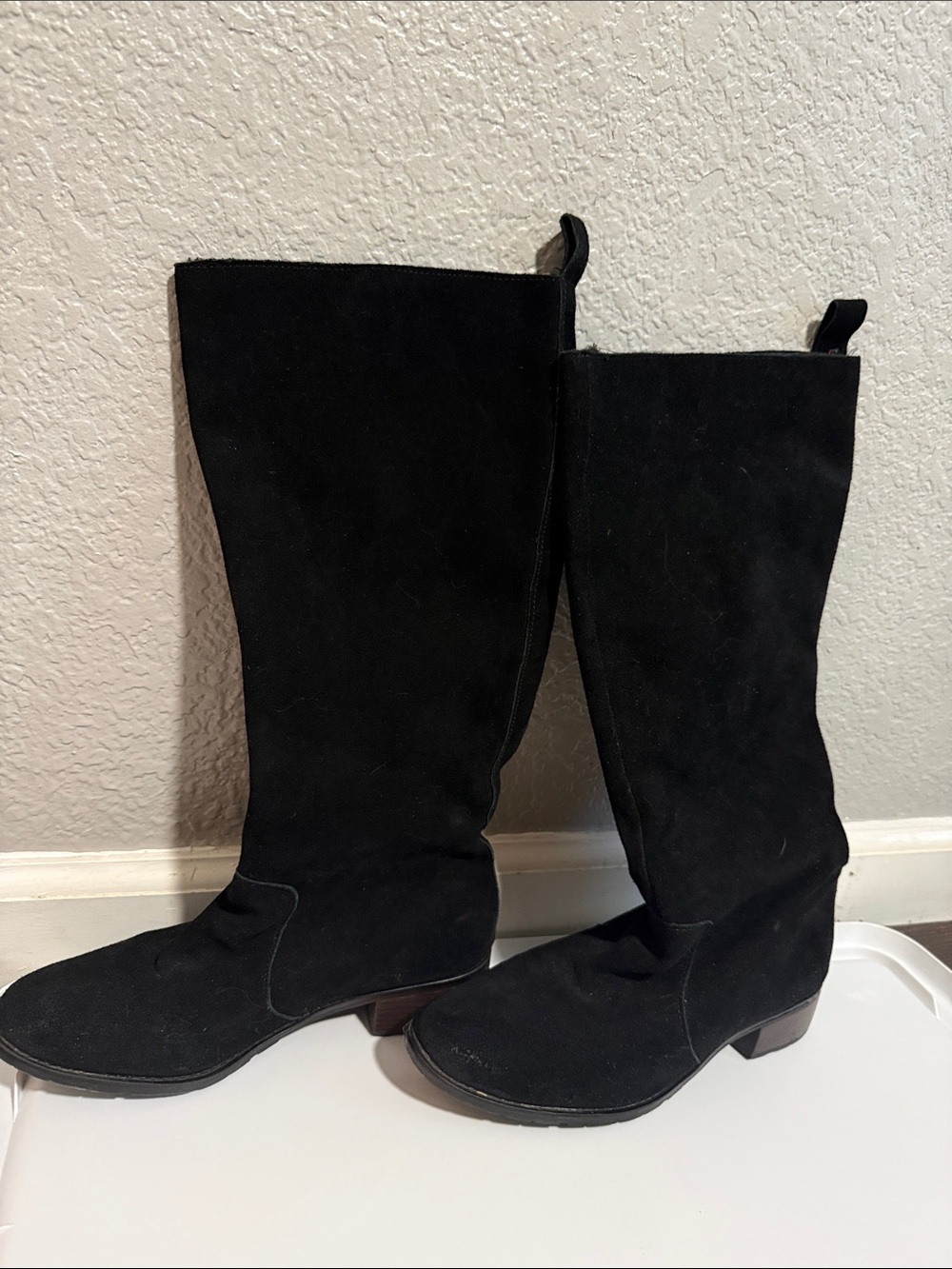Women's Black Suede Boots